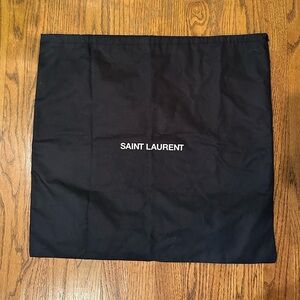 Saint Laurent Black drawstring dust bag 20x20inches YSL